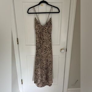 Abercrombie Leopard Midi Dress